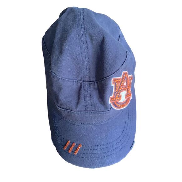 Auburn University Cadet Style Bling Hat Sunkissed Distressed OS - Picture 1 of 4